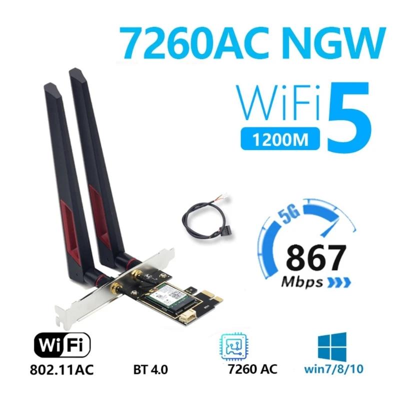 7260AC 7260  Ʈŷ  ī Compatible4.0 Wifi ī